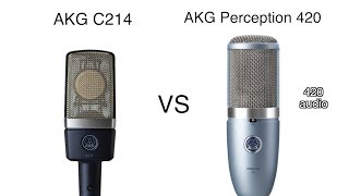 Video thumbnail for AKG C214 vs AKG Perception 420 Review and Test by Raw Technique Studios