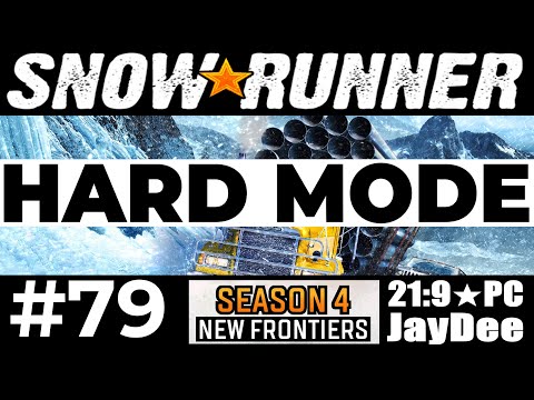 HARD MODE Tag #79 - Das Angelcamp - AMUR - Urska Fluss ★ SNOWRUNNER Deutsch