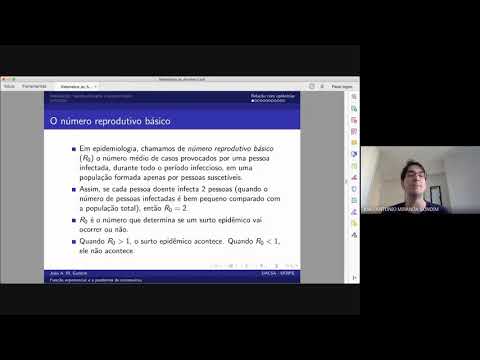 Função exponencial e a pandemia de coronavírus