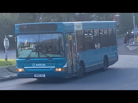 Dennis Dart MPD Plaxton Pointer 2 Arriva Kent Thameside 1634 GN06EEF Route 414 South Darenth