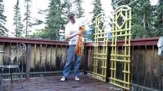 Skooling Mike Barter on Rope Coiling