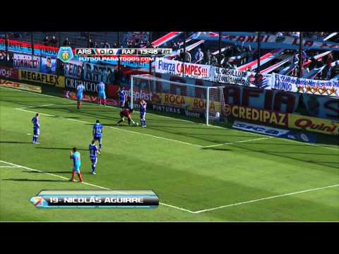 Gol Aguirre. Arsenal 1 Rafaela 0. Final 2014. Fútbol Para Todos.