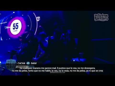 LETRA de DANI vs CACHA (Minutos Libres en la FMS Jornada 3)