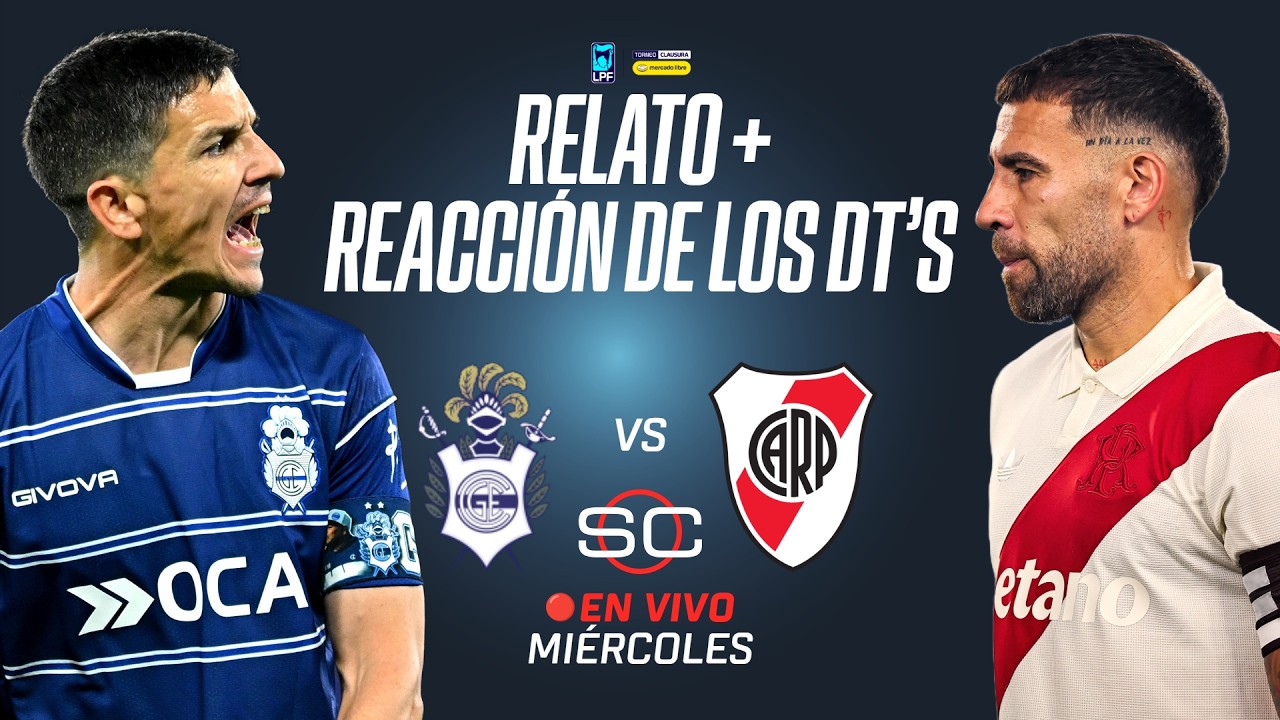 🔴GIMNASIA VS. RIVER EN VIVO | RELATO Y REACCIONES DE LOS DT'S | CLAUSURA 2026