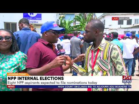 NPP Internal Elections: Eight NPP aspirants expected to file nominations today