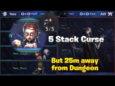 COA VI Korea Day 1 / Full Stack Enchantress couldn't take dungeon | AW vs Nes | Identity V