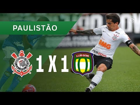 CORINTHIANS 1 X 1 SÃO CAETANO - GOLS - 20/01 - PAULISTÃO 2019