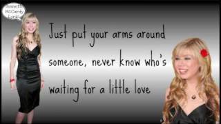 Jennette McCurdy - Put Your Arms Around Someone - ( Lyrics On Screen )   *FULL SONG * HQ HD