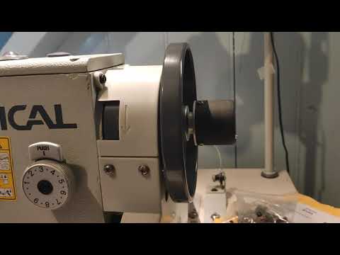 Typical GC0323 walking foot, wobbly handwheel help please?