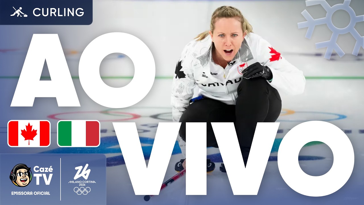 CURLING FEMININO | OLIMPÍADAS DE INVERNO 2026 | CANADÁ X ITÁLIA