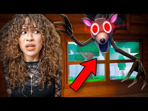 I SPENT 99 NIGHTS IN THE WOODS IN ROBLOX😰