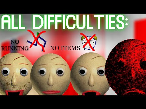 SURVIVE THE SCHOOLHOUSE / ALL DIFFICULTIES BEATED WITH NO ITEMS AND RUNNING!!! 💪