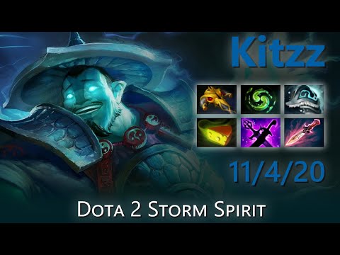 [Top 18 OpenDota Storm Spirit] "Kitzz" 11/4/20 | Dota 2 Storm Spirit highlights