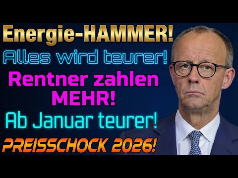 🚨 Preisschock 2026  Millionen Rentner zahlen ab Januar mehr für Sprit   Energie!