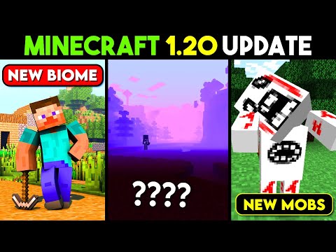 Minecraft 1.20 Update All *NEW* Things Coming | Biomes, Mobs, Features &.....Alot More 😱
