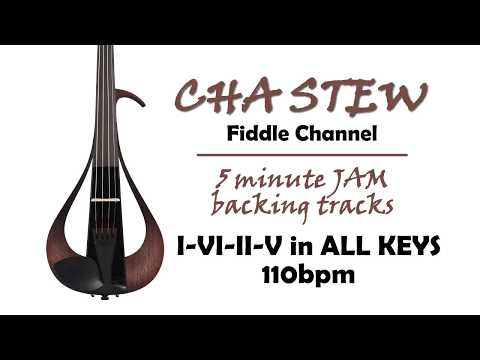 1-6-2-5 in ALL KEYS 110bpm ::  Gypsy Jazz Backing Track