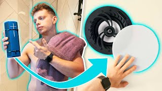 Finally Installing A Smart Invisible Sound System In My Bathroom!