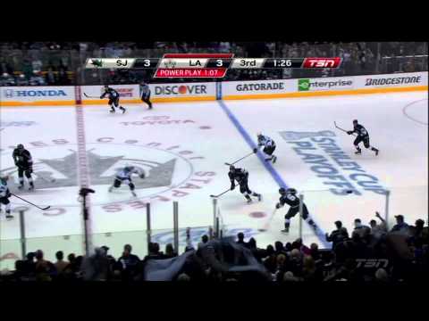 San Jose Sharks - complete chaos and collapse vs LA Kings Comeback Game 2 May 16 2013