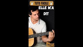 ? Elle m'a dit - Cali ? Apprends ce morceau intense en 1 min ! ?#tutoguitare #guitare