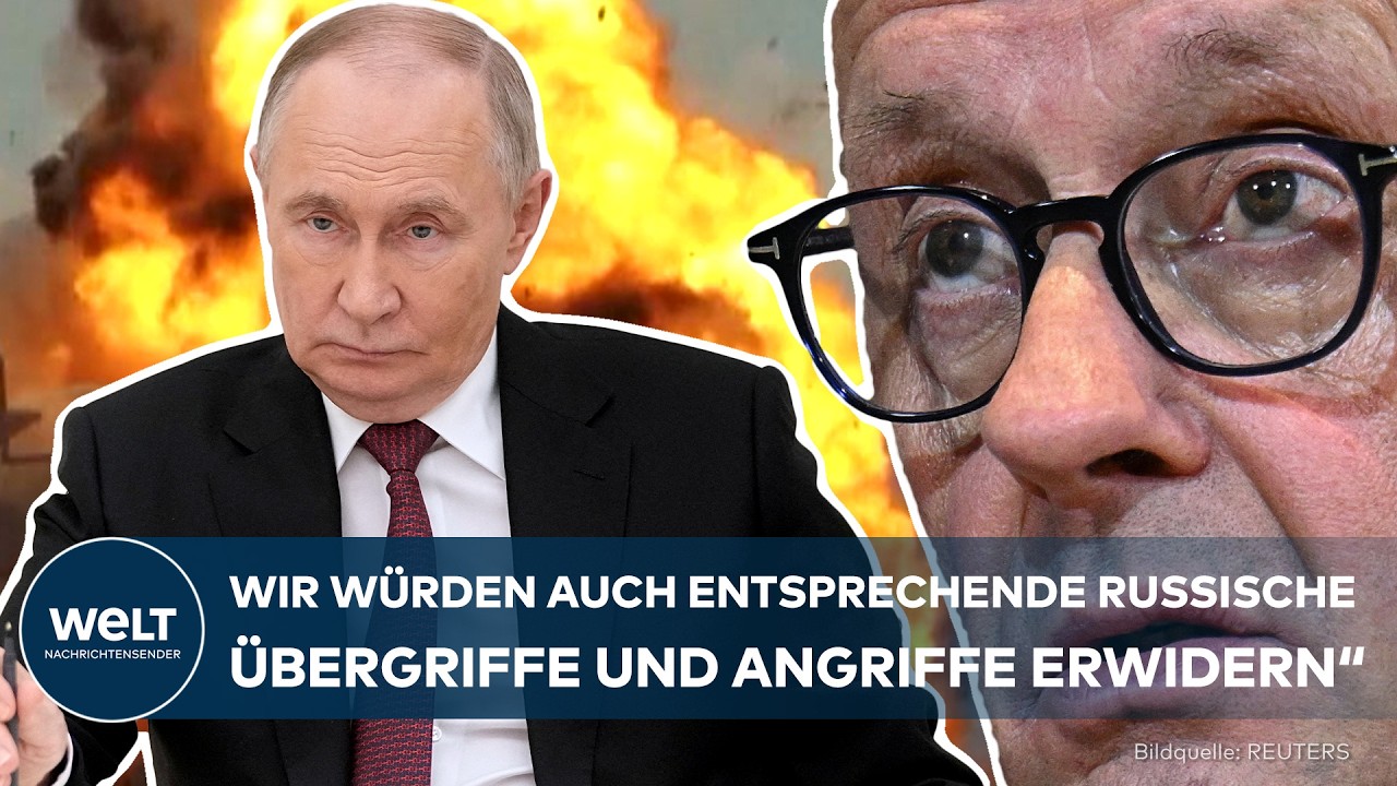 UKRAINE-KRIEG – MERZ: „Wir würden auch entsprechende russische Übergriffe und Angriffe erwidern“