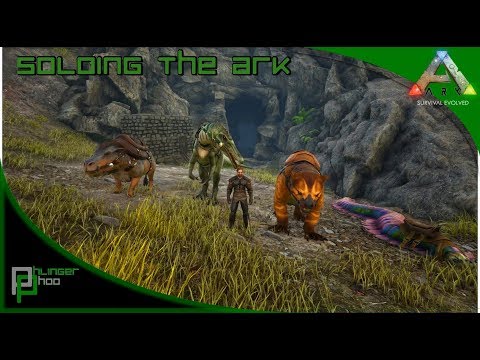 Soloing the Ark S4E40 - Best Dino Mount for the Chitin Cave - Cave of the Clever