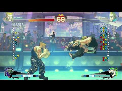 ACE・EIRIN [Guile] vs hishou [Abel] SSF4 Japanese Online Ranked Matches - TRUE-HD