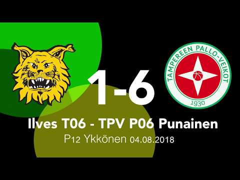 2018 08 04 Ilves T06 vs TPV P06 Punainen 1-6