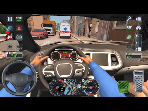 OLD CARS PRIVATE POLICE DRIVER 🚖👮‍♂️ City Car Driving Games Android iOS - Taxi Sim 2020 Gameplay