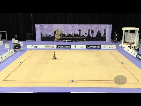 KILAVUZ Selin (TUR) - 2014 Rhythmic Worlds, Izmir (TUR) - Qualifications Ball