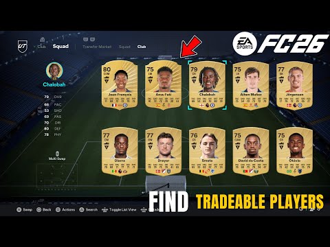 FC 26 How to Find All Tradeable Players in Ultimate Team