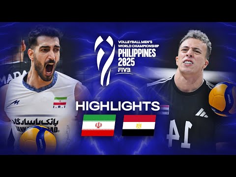 Iran 🇮🇷 vs. Egypt 🇪🇬 - Highlights | Men's World Championships 2025