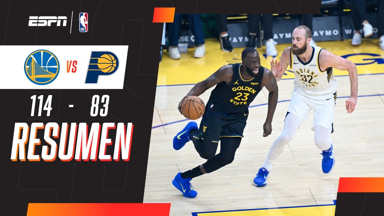 LOS WARRIORS PASARON POR ARRIBA DE INDIANA PACERS | Golden State 114-83 Indiana | RESUMEN