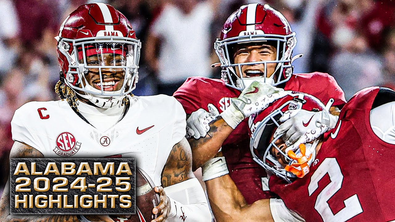 30 minutes of Alabama Crimson Tide HIGHLIGHTS from the 2024-25 season 🎥 | ESPN College Football