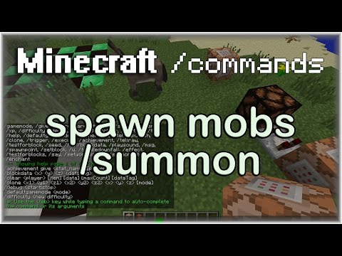 Minecraft Commands Summon Tutorial
