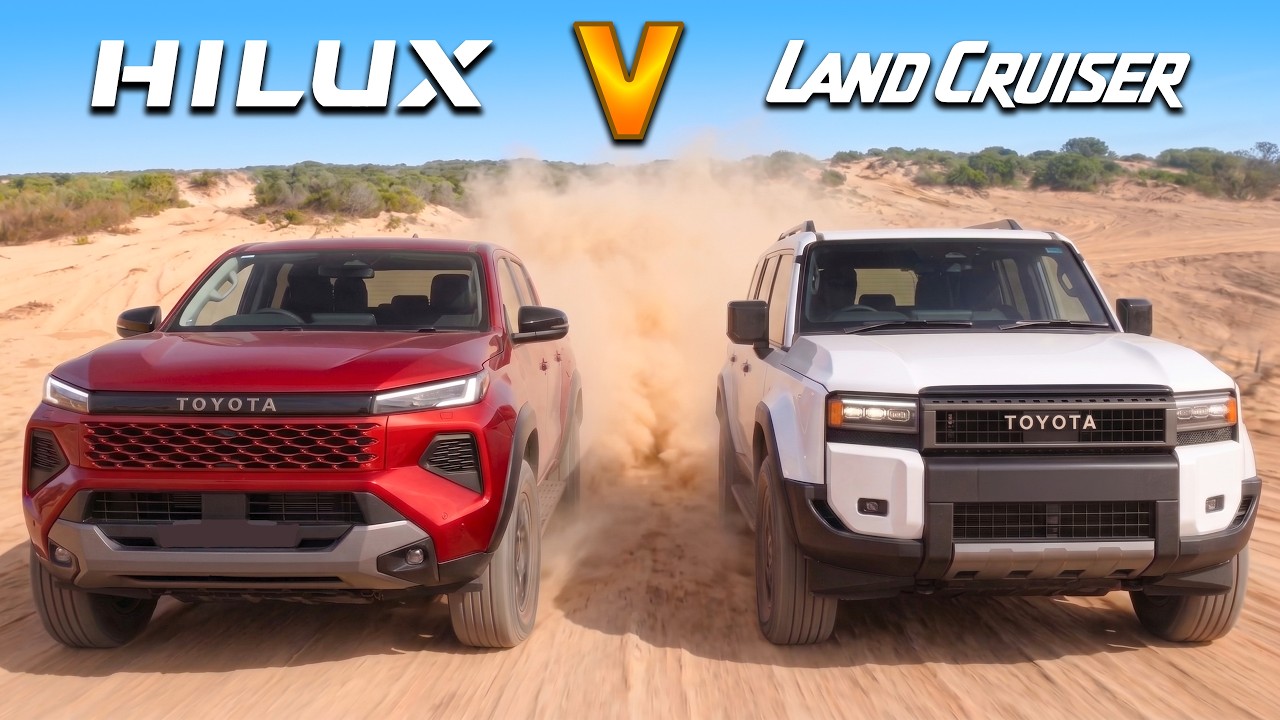 NEW Toyota Hilux v Land Cruiser OFF-ROAD