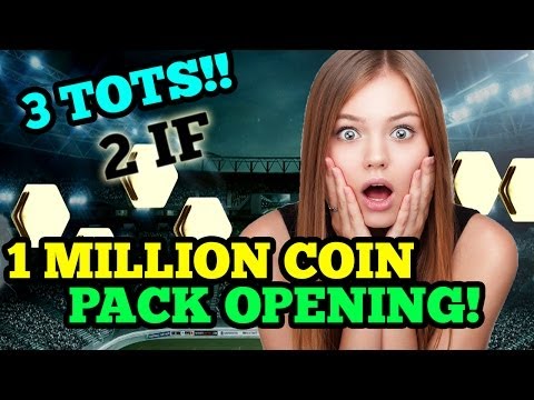 1 MILLION COIN PACK OPENING HIGHLIGHTS 3 TOTS CARDS IN PACKS + 2 IFS!!!