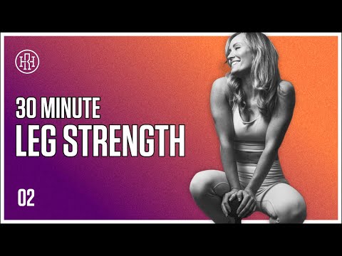 30 MIN Leg Strength & Power Workout // HR12WEEK EXPRESS: Day 2