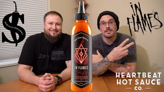 In Flames X Heartbeat &quot;Touch of Red&quot;- Xtra Hot Red Habanero | Scovillionaires Hot Sauce Review # 155