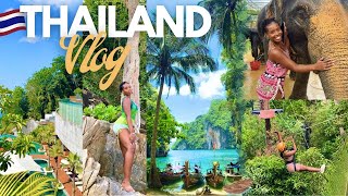 THAILAND TRAVEL VLOG | PHUKET, MONKEY ISLAND, ELEPHANT JUNGLE & more! | Black Girl Travel