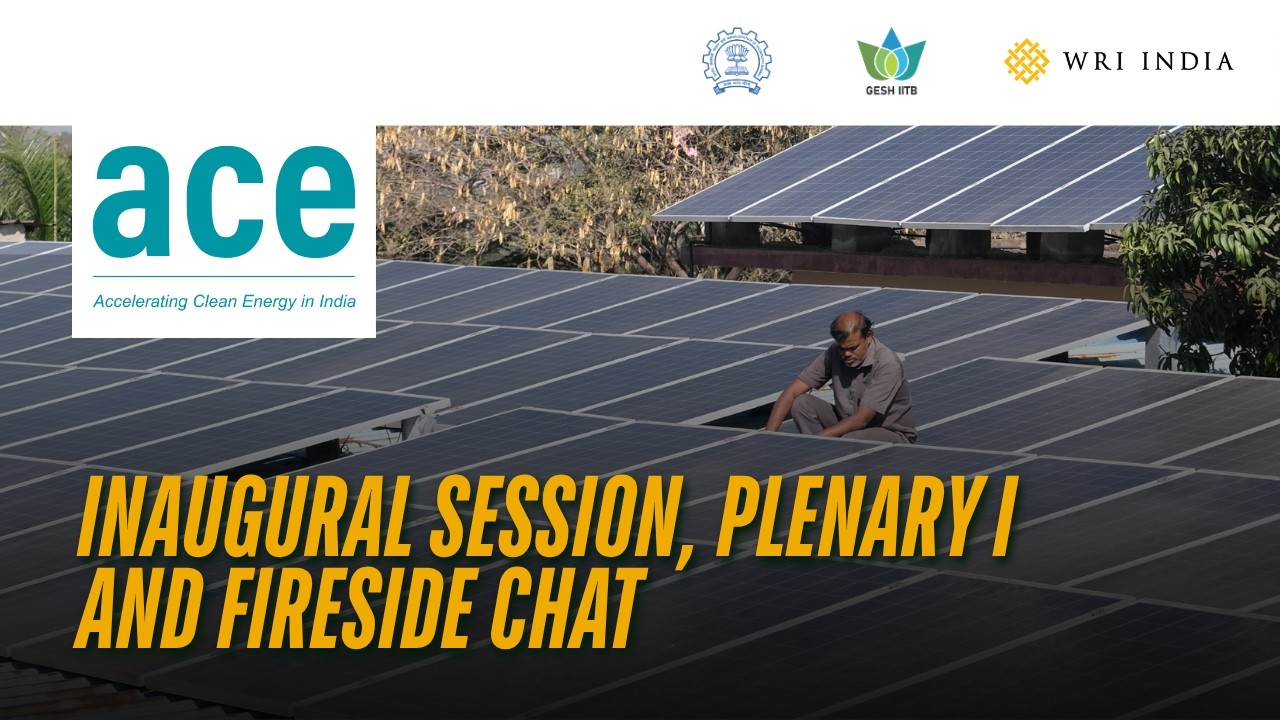 ACE 2026: Inaugural session, Plenary I and Fireside Chat