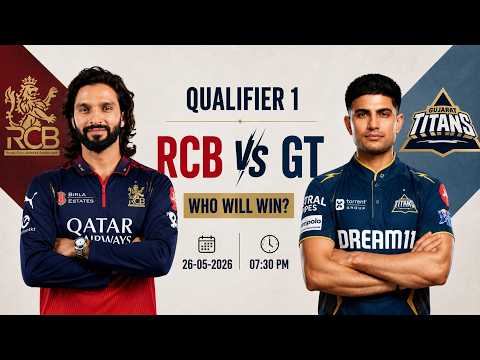 RCB vs GT Qualifier 1 Match PREDICTION 2026 | Pitch Report, Playing 11, Winning Chances