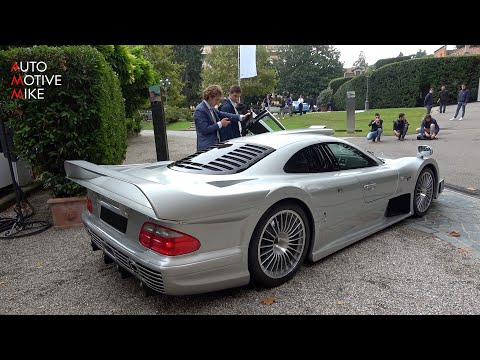 Mercedes-Benz CLK GTR - Start Up & SOUNDS | Villa d'Este 2021