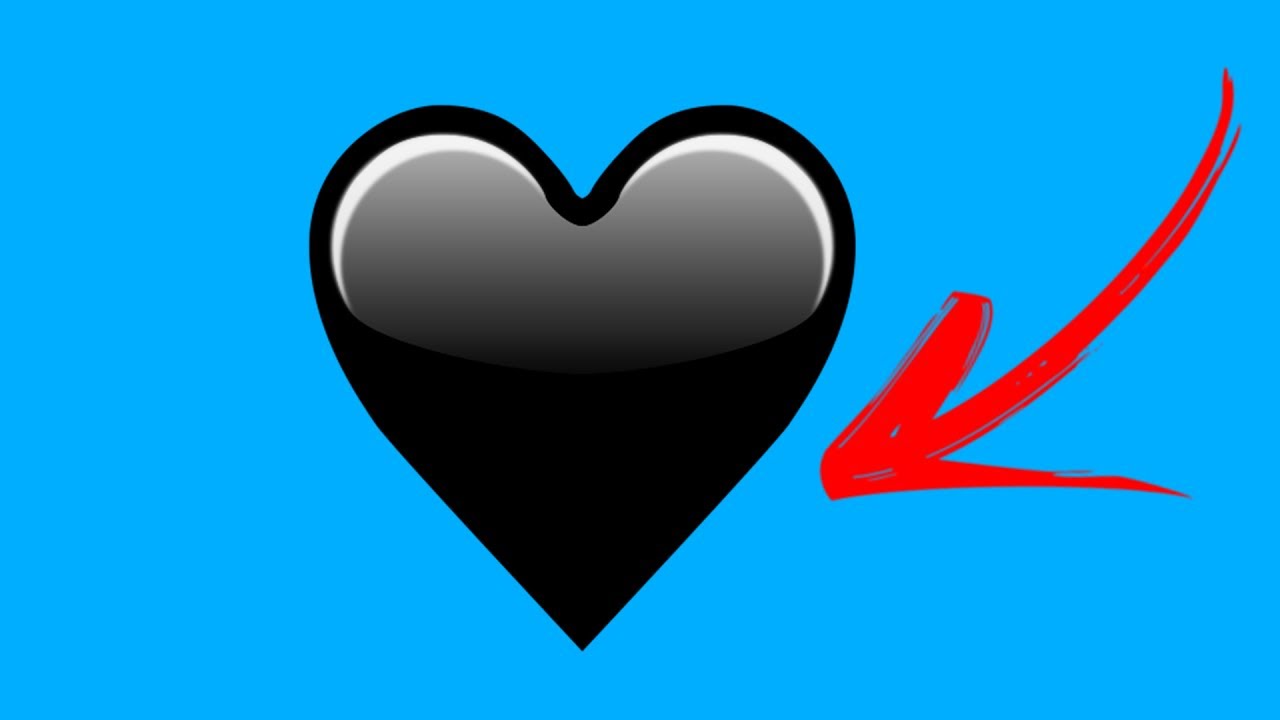 Significado do Coração Preto [WhatsApp]