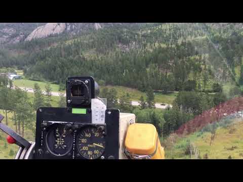 Bell 47 approach and landing
