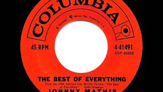 1959 OSCAR-NOMINATED SONG: The Best Of Everything - Johnny Mathis