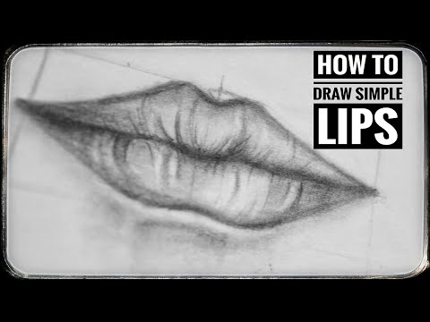 How To Draw Simple Lips