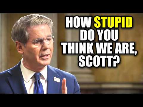 Reporter Refuses to Let Scott Bessent Weasel His Way Out of THIS