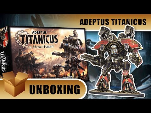 Adeptus Titanicus Unboxing: Rules Set & Warlord Titan