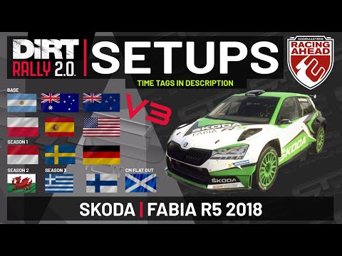 Skoda Fabia R5 | TT SETUPS V3 | 13 Locations | DiRT Rally 2.0