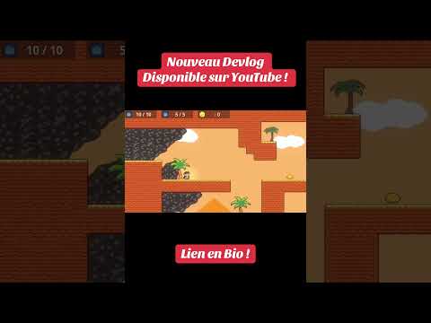 Je crée un Metroidvania au tour par tour ! ⚔️ | Devlog #devlog #gamedev